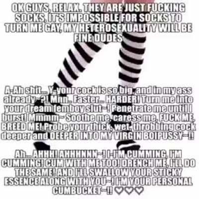 Haha yeah bro just put on the socks it would be totally hilarious haha yeah just bend over too bro it is so funny trust me
