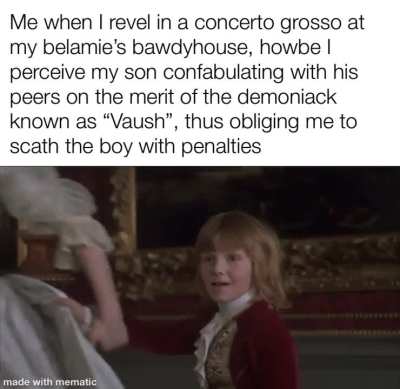 A pure filius nullius to me now