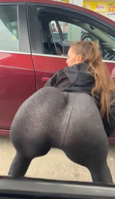 Great views at the gas station