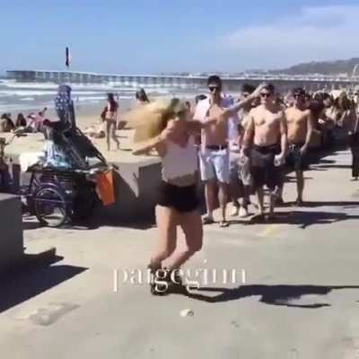 This girlâs youtube content is like she falls down in public