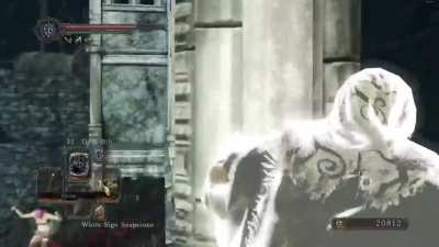 Walking her through dark souls 2 when: