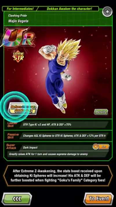 Vegeta is dancing