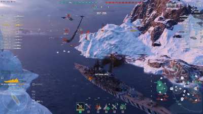 I got plenty of HP to eat this CV torpedo. What could possibly go wrong?
