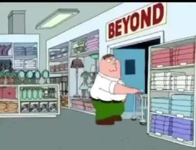 Peter Griffin Entering the GAY ZONE