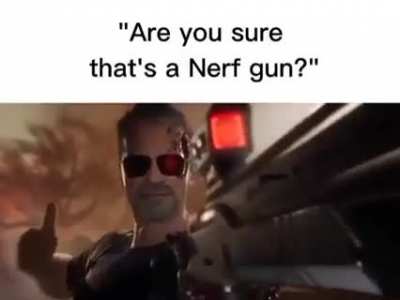 Never playing nerf again