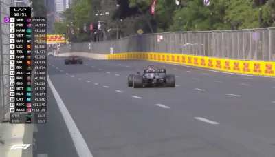 Right down to the chequered flag