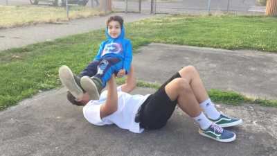 me and my little brother