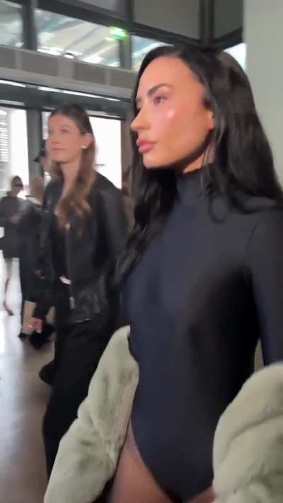 Demi attends the Coperni Womenswear Spring/Summer 2026 Show as part of Paris Fashion Week - IG October 2025
