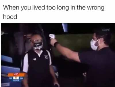 Man got scared asf