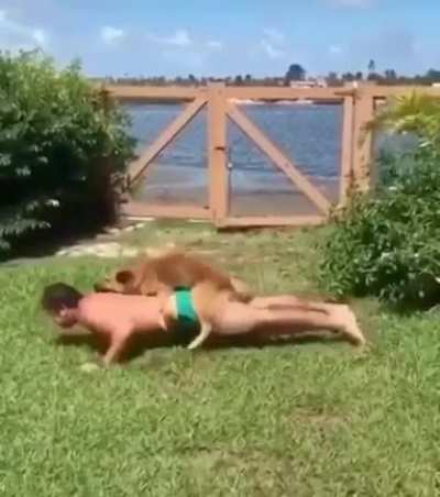 WCGW trying a new workout routine