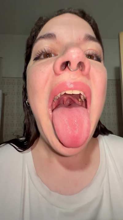 I know you'd love to be enveloped by my huge wet tongue.