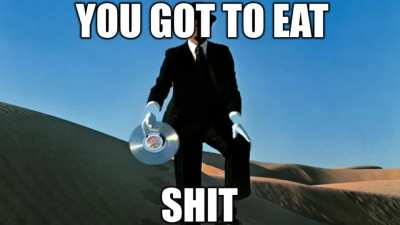 Posting a meme or memes of every Pink Floyd song in chronological order [Season 2] [Day 287: You've Got To Be Crazy (Part 1)]
