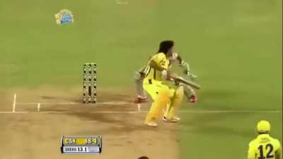 When you accidentally pressed D in Cricket 2007 game