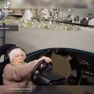 Watch the road grandma