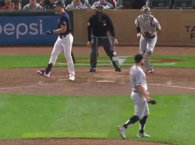 [Highlight] Carlos Rodon throws 100 MPH for pitch # 104 and gets HYPED.