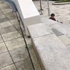 Filming a robbery in progress.