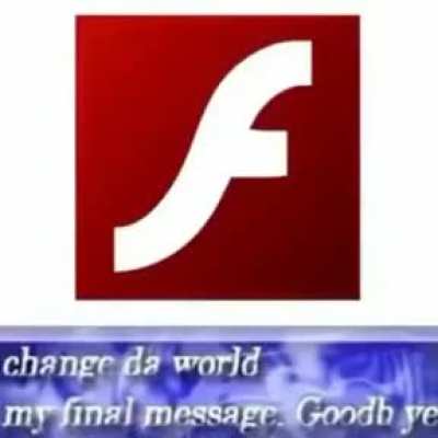 RIP Adobe flash.