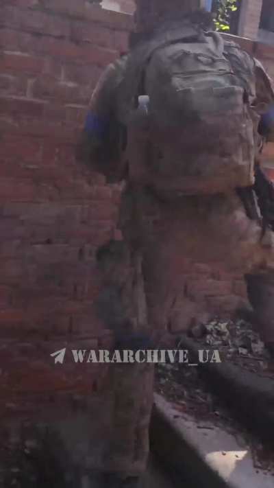 Urban combat between Ukrainian special forces and Russian troops in the Pivnichne residential area, Donetsk region. July 2024