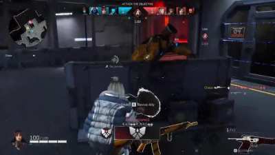 Not sneaking up on me! (Got revive off too)