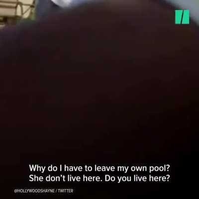 Black Man Asked To Leave His Own Pool