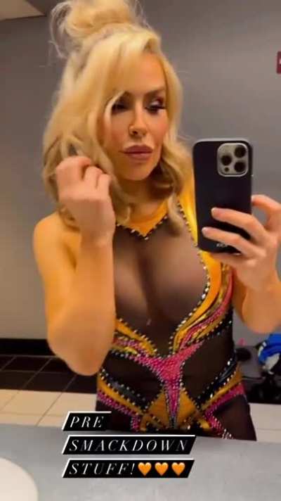 Nattie on smackdown