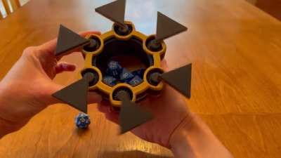 [OC] Been working on this Star of David inspired dice box for the past few weeks!