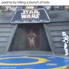 Ha ha lightsaber go slice