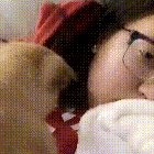 Snuggle time.