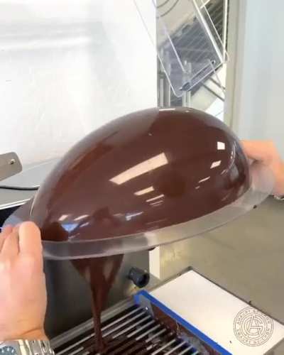 Making a gorilla out of chocolate