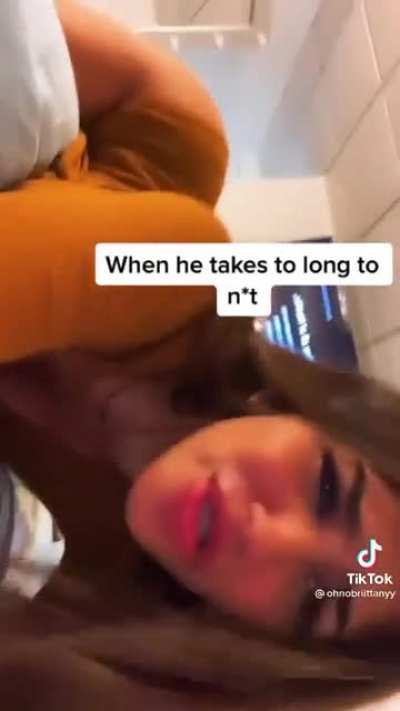 She broke the neck