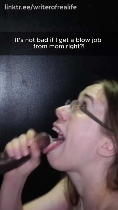 Mom at the gloryhole
