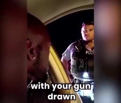 Cop stays completely silent while getting his ass handed to him by a black man