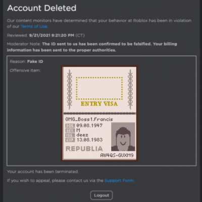 I have been Denied entry ;-;