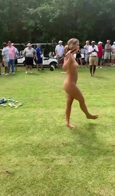 Swinging freely