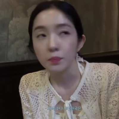 Irene eating