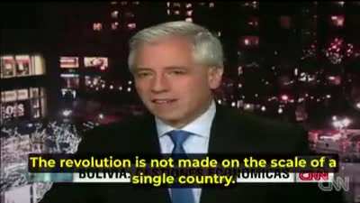 FMR. BOLIVIA VP schools CNN host