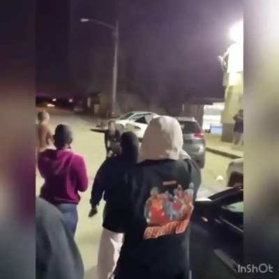 Girl gets whooped to the point she prefers to be butt naked