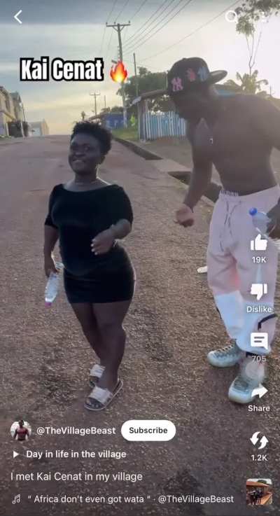 Kai Cenat in the village 🔥🔥