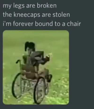 I can't feel my legs Jack