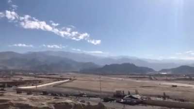 A Mirage 2000 flying over Leh Airfield, India. (Not OC)
