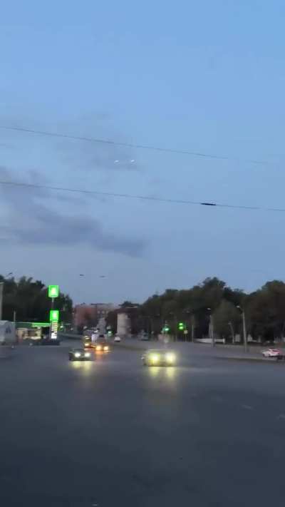 The moment of the X-101 cruise missile strike on a residential building in Dnipro. September 20, 2025.