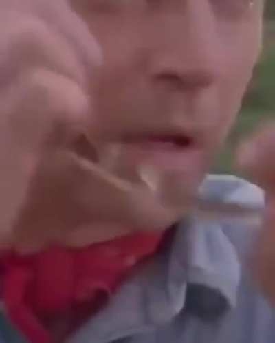 You did it. You crazy son of a bitch you did it.