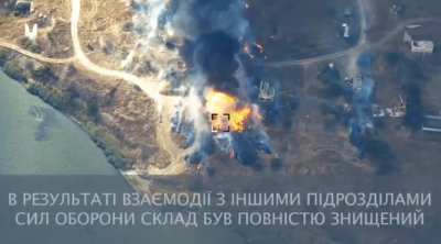 Special Operations Forces of Ukraine helped to destroy the warehouse of guided missiles 