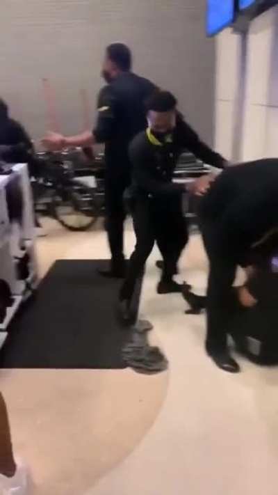 Attacking staff because your flight was delayed