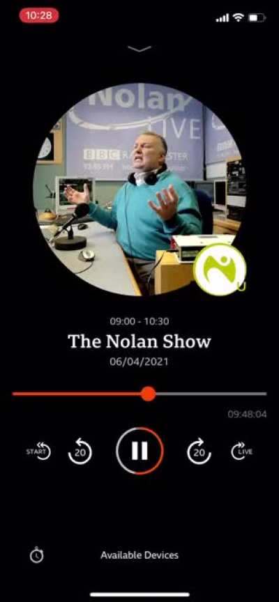 Nolan cuts off Tim for questioning the amount of times Jim Allister has been on the show.