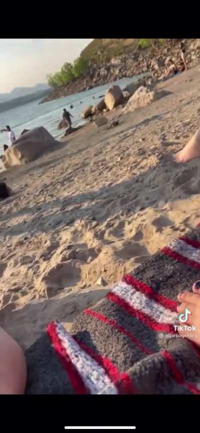 Guy Harasses Women At Beach For Being Immodest