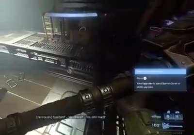 A Grunt in Halo Infinite has a bad day