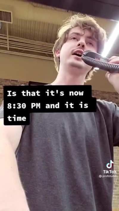 Closing time speech