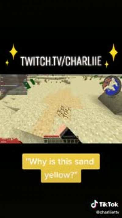Why is the sand yellow?
