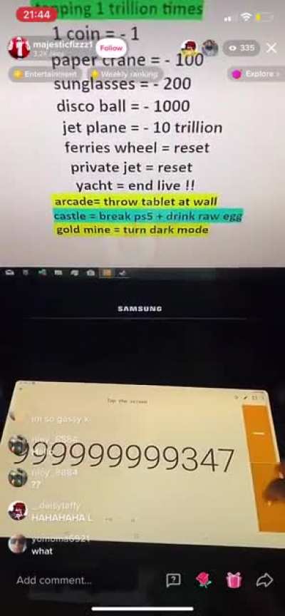 When are these livestreams going to stop…?
